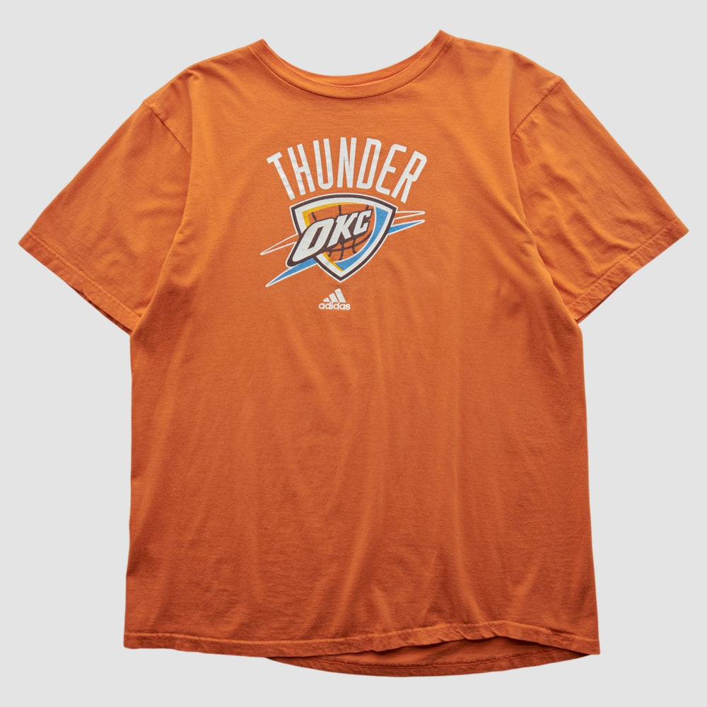 Oklahoma City Thunder Go-to Tee 2010s T-shirt Orange Vintage | Vintage Near Me