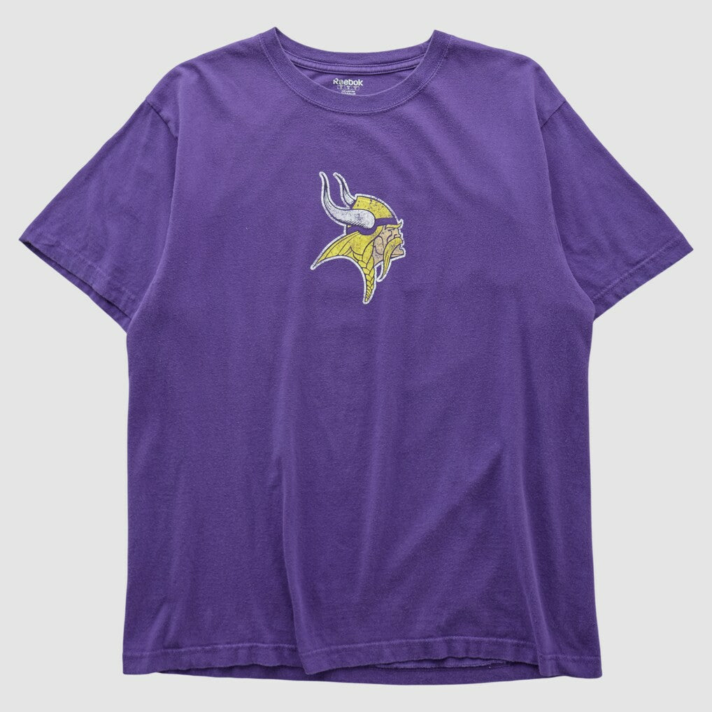 Fanatics Minnesota Vikings Reebok 2000s T-shirt Purple Vintage