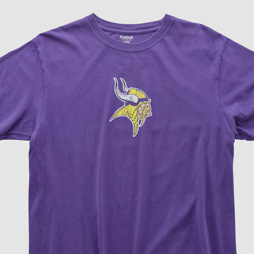 Fanatics Minnesota Vikings Reebok 2000s T-shirt Purple Vintage