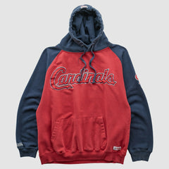 St. Louis Cardinals Stitches 2000s Hooded Pullover Sweatshirt - Red - Vintage - Fanatics Online