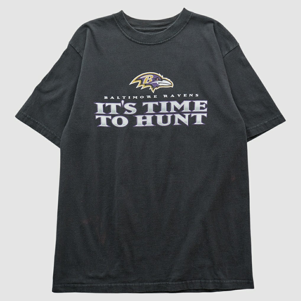 Fanatics Baltimore Ravens Reebok 2000s T-shirt Black Vintage