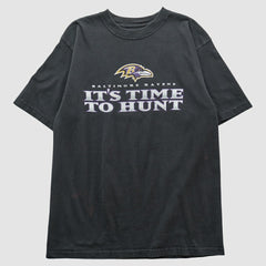 Fanatics Baltimore Ravens Reebok 2000s T-shirt Black Vintage