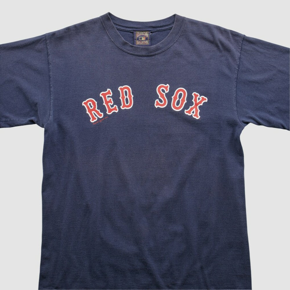 Boston Red Sox Majestic 2000s T-shirt - Navy - Vintage - Fanatics Online