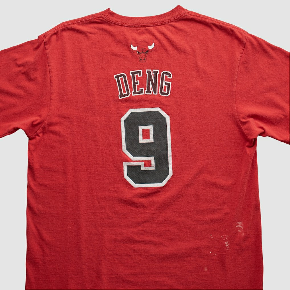 Chicago Bulls 2010s T-shirt for sale Red Vintage | Adidas Near Me