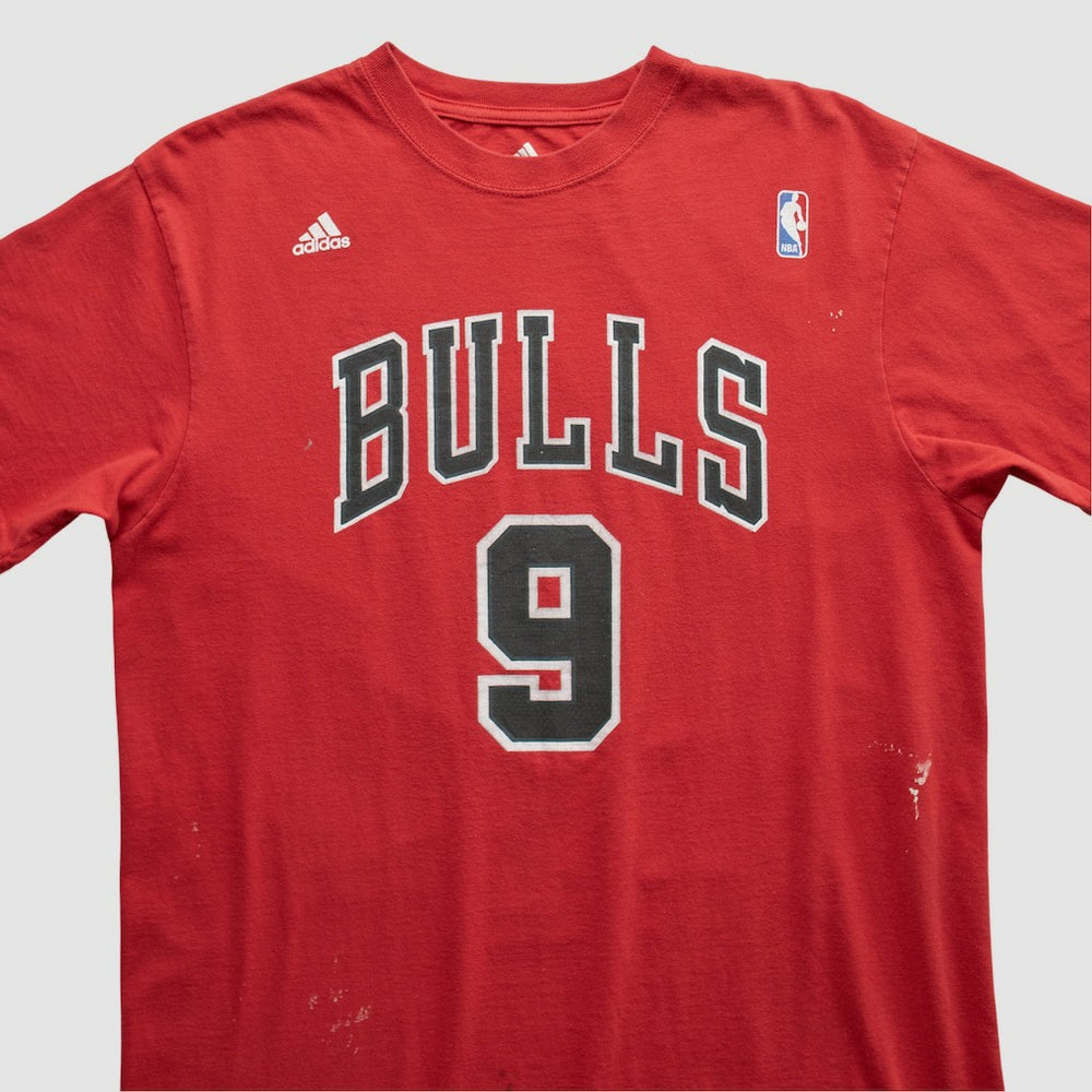 Chicago Bulls 2010s T-shirt for sale Red Vintage | Adidas Near Me