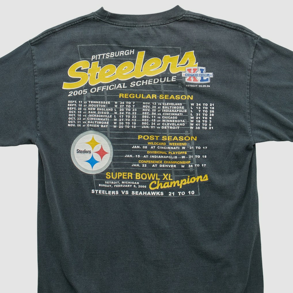 Fanatics Pittsburgh Steelers Alstyle 2006 T-shirt Charcoal Vintage