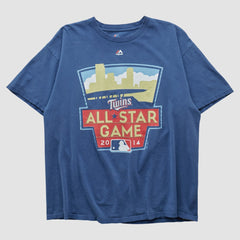 Minnesota Twins Majestic 2014 T-shirt - Blue - Vintage - Fanatics Sale