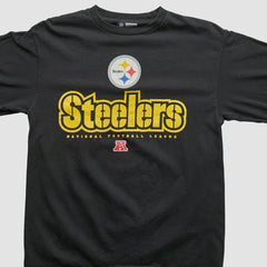 Fanatics Pittsburgh Steelers NFL 2000s Long Sleeve T-shirt Black Vintage