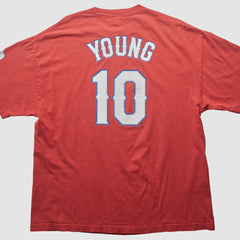 Texas Rangers Majestic 2000s T-shirt - Red - Vintage - Fanatics Lifestyle