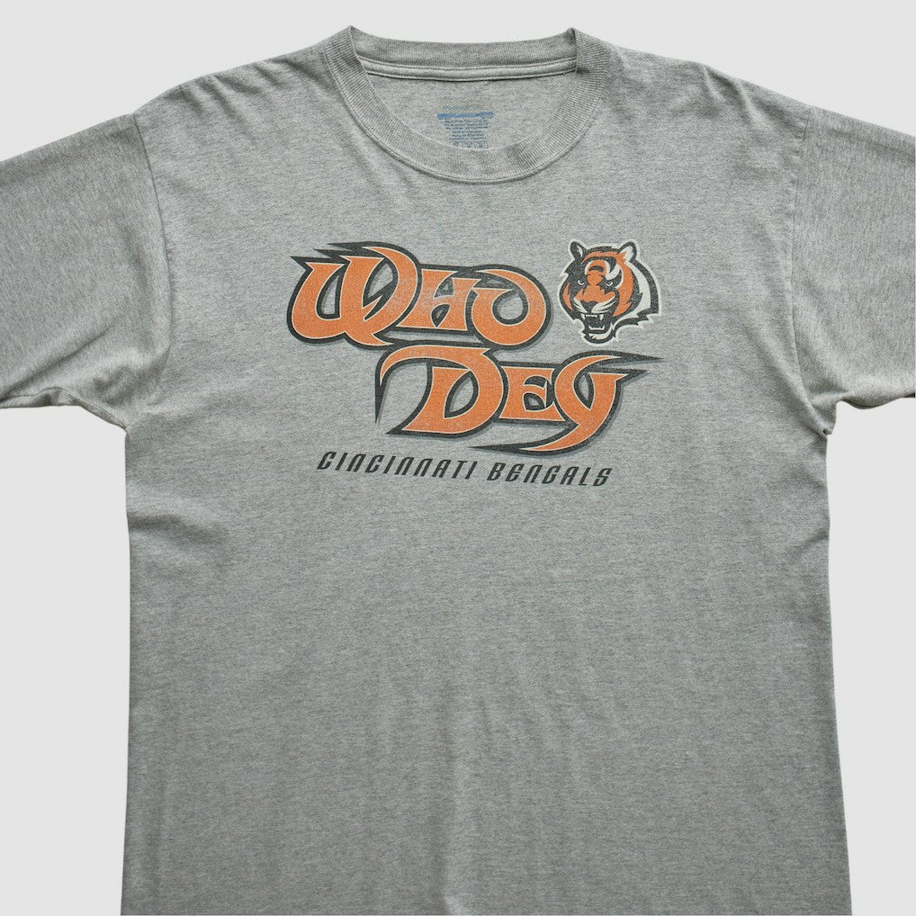 Fanatics Cincinnati Bengals Reebok 2000s T-shirt Heather Gray Vintage
