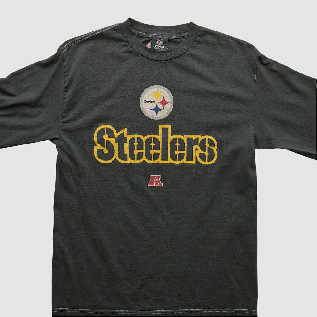 Fanatics Pittsburgh Steelers NFL 2010s Long Sleeve T-shirt Black Vintage