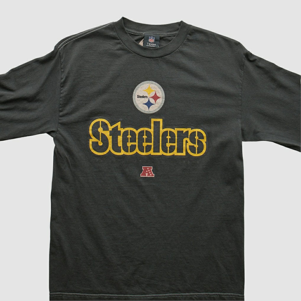 Fanatics Pittsburgh Steelers NFL 2010s Long Sleeve T-shirt Black Vintage