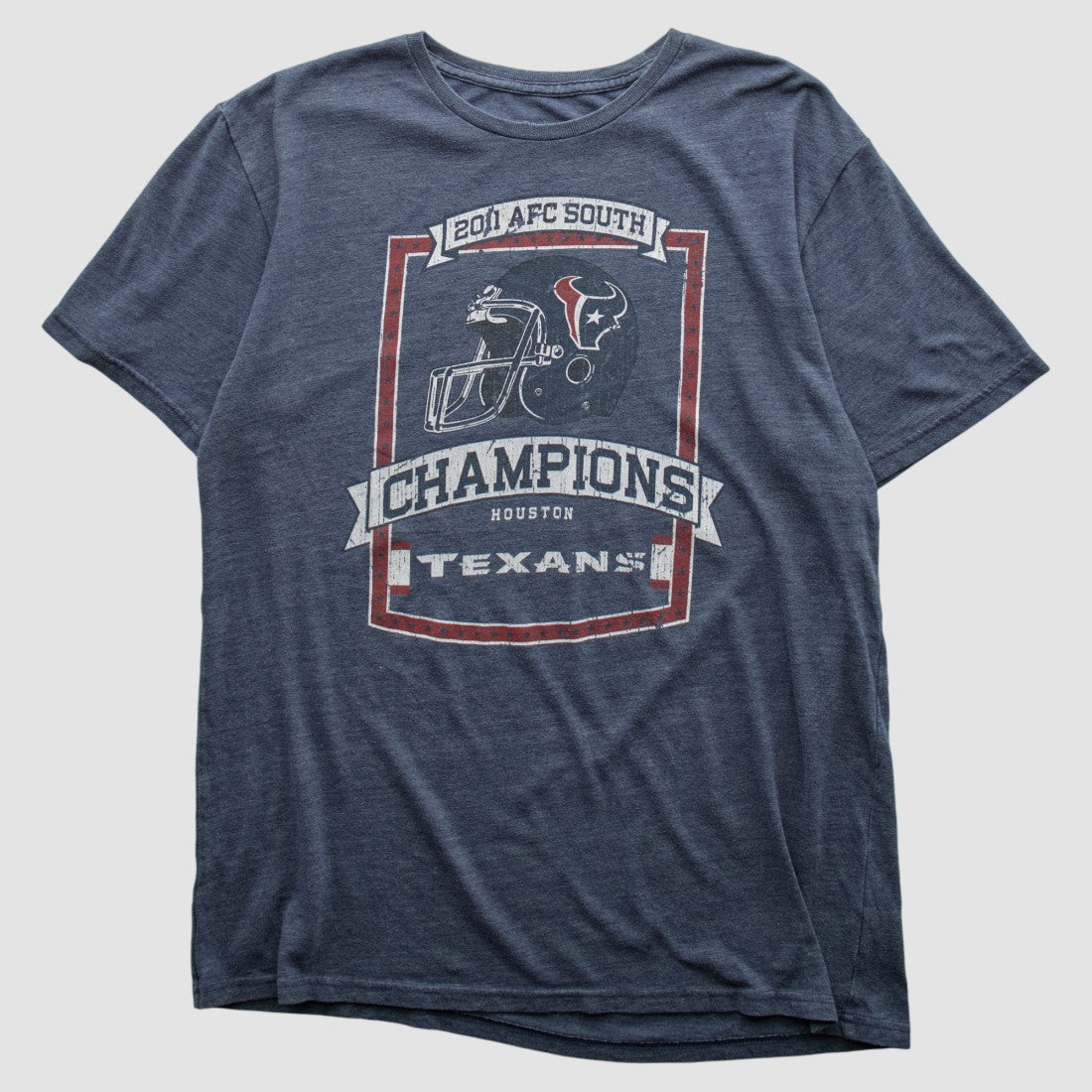 Fanatics Houston Texans Reebok 2011 T-shirt Navy Vintage
