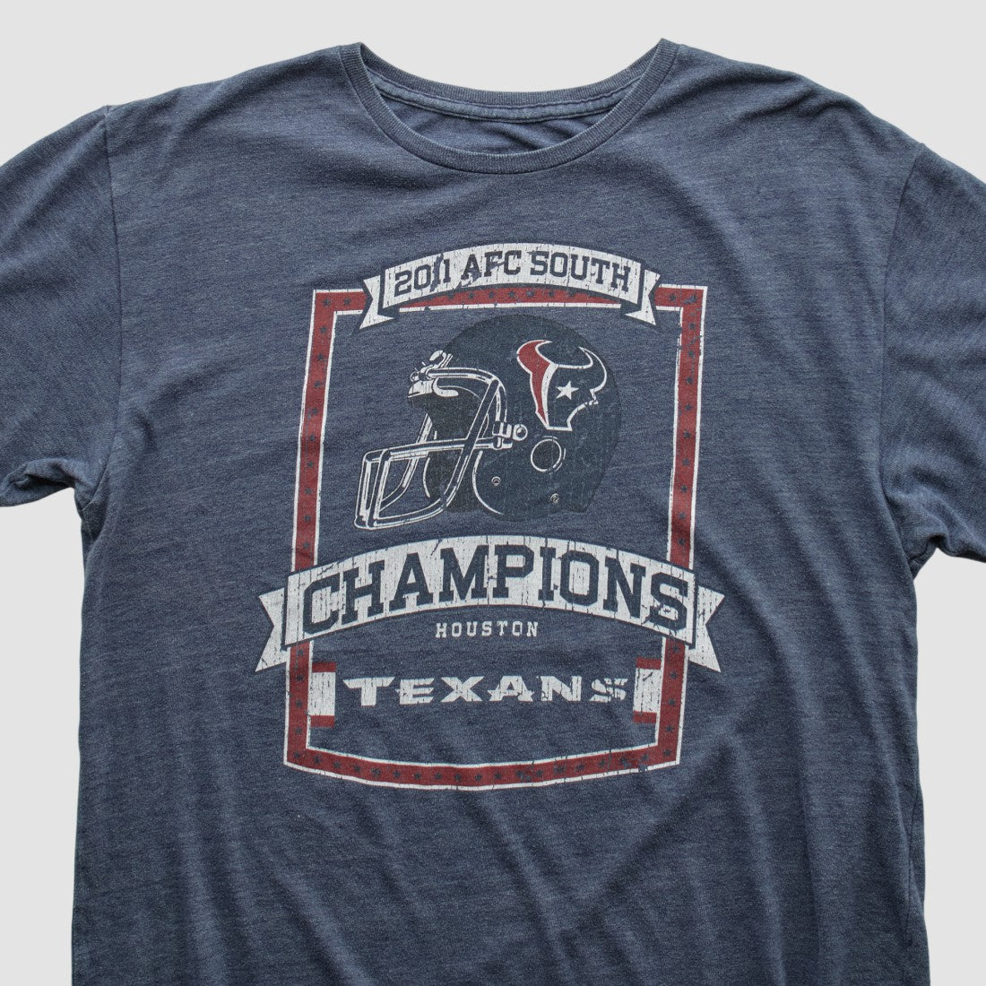 Fanatics Houston Texans Reebok 2011 T-shirt Navy Vintage