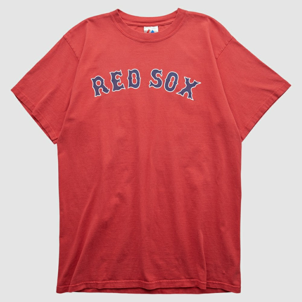 Boston Red Sox Majestic 2000s T-shirt - Red - Vintage - Fanatics Discount