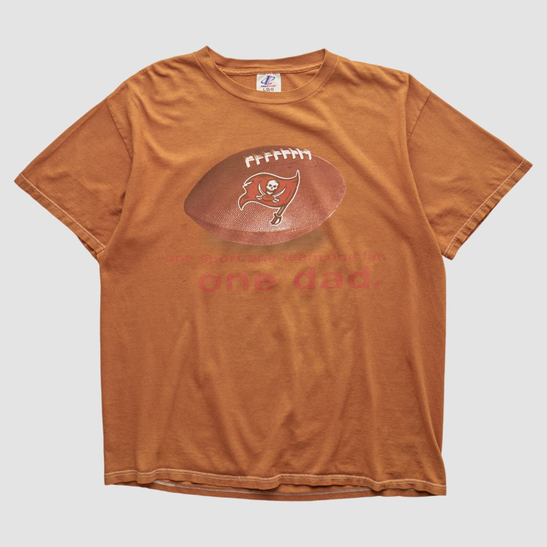 Fanatics Tampa Bay Buccaneers Logo Athletic 2000s T-shirt Orange Vintage