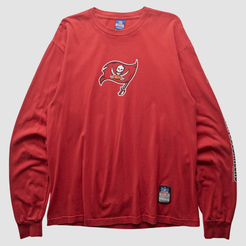 Fanatics Tampa Bay Buccaneers Reebok 2000s Long Sleeve T-shirt Red Vintage