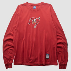 Fanatics Tampa Bay Buccaneers Reebok 2000s Long Sleeve T-shirt Red Vintage
