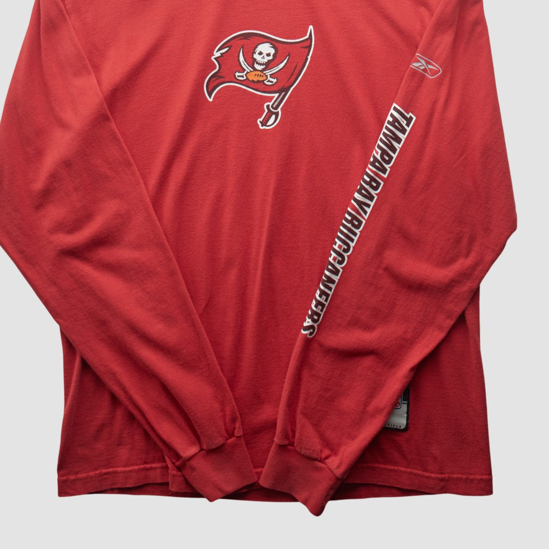 Fanatics Tampa Bay Buccaneers Reebok 2000s Long Sleeve T-shirt Red Vintage