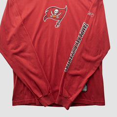 Fanatics Tampa Bay Buccaneers Reebok 2000s Long Sleeve T-shirt Red Vintage
