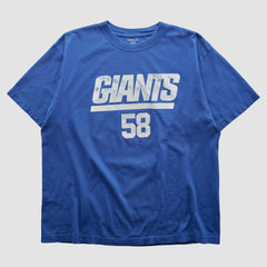Fanatics New York Giants Reebok 2000s T-shirt Blue Vintage