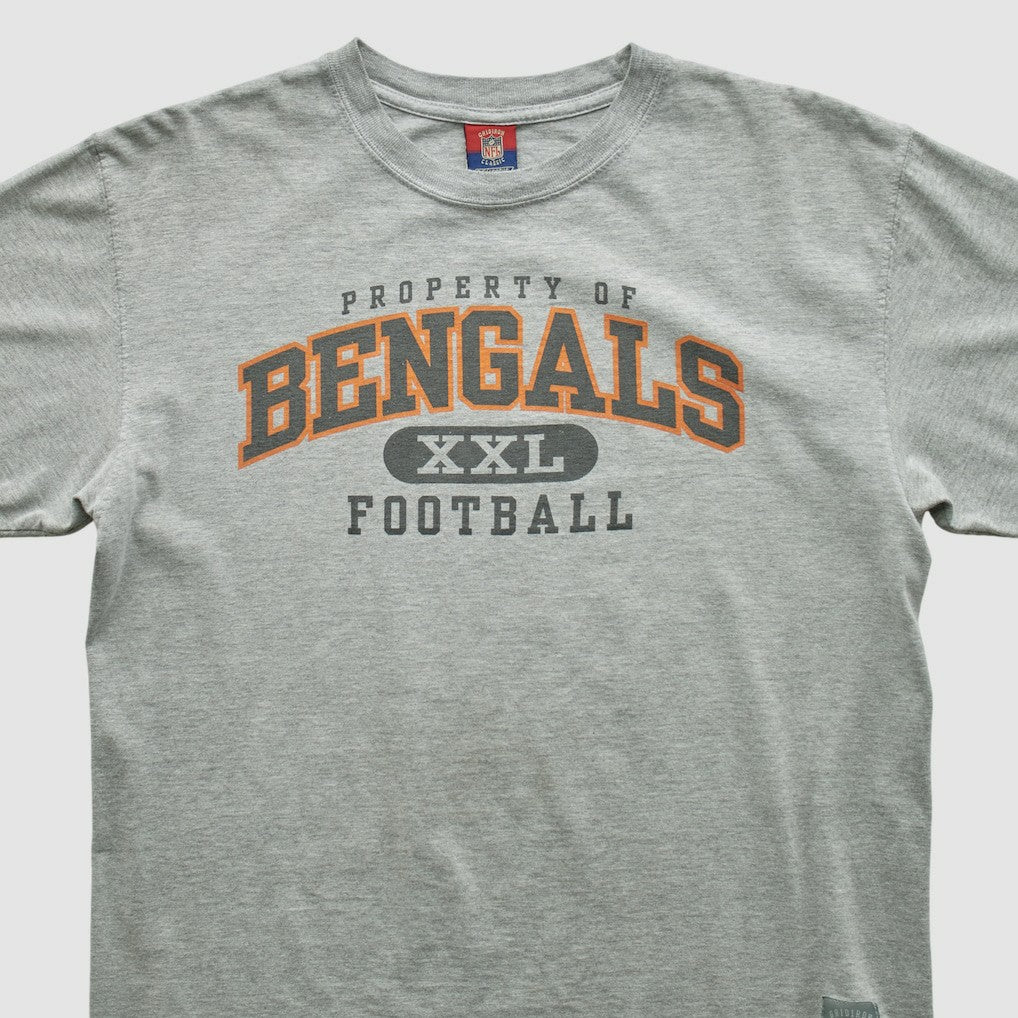 Fanatics Cincinnati Bengals Reebok 2000s T-shirt Heather Gray Vintage