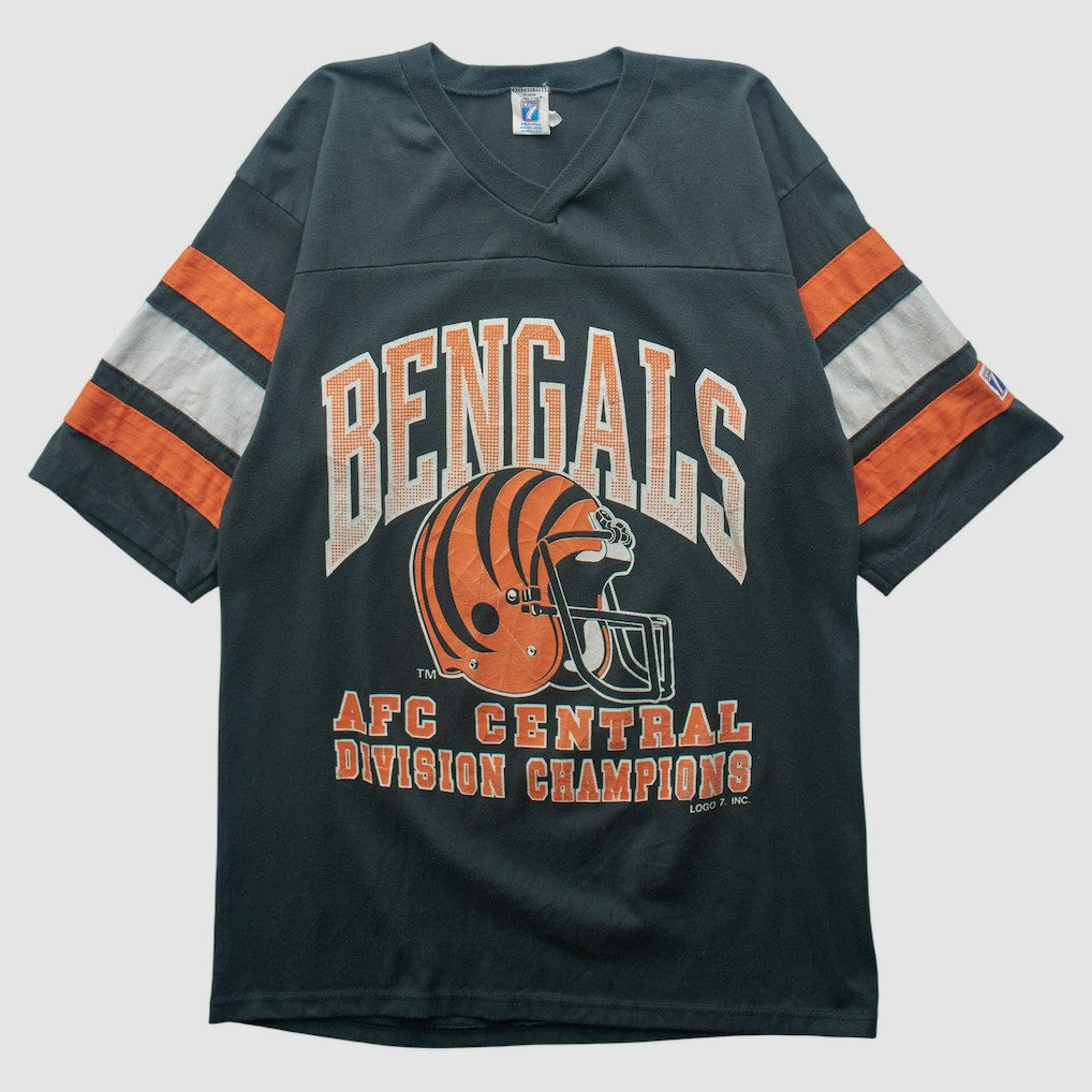 Fanatics Cincinnati Bengals Logo 7 90s T-shirt Black Vintage
