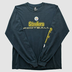 Fanatics Pittsburgh Steelers Team Edition Apparel 2010s Long Sleeve T-shirt Black Vintage