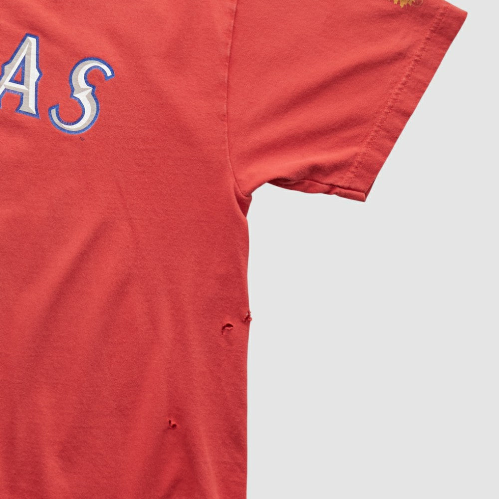 Texas Rangers Majestic 2000s T-shirt - Red - Vintage - Fanatics Sale