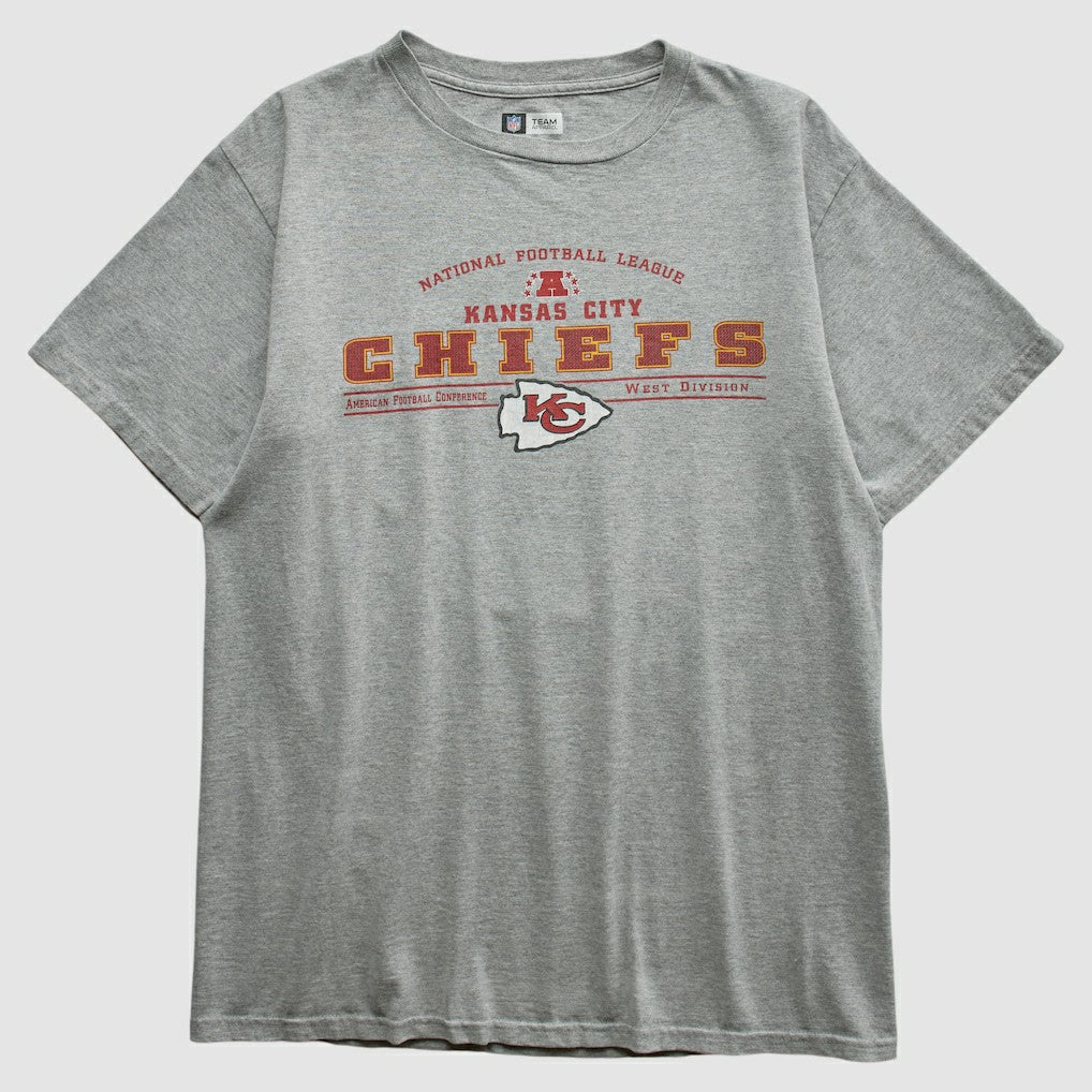 Fanatics Kansas City Chiefs Team Edition Apparel 2000s T-shirt Heather Gray Vintage