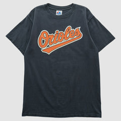 Baltimore Orioles Majestic 2000s T-shirt - Navy - Vintage - Fanatics on Sale