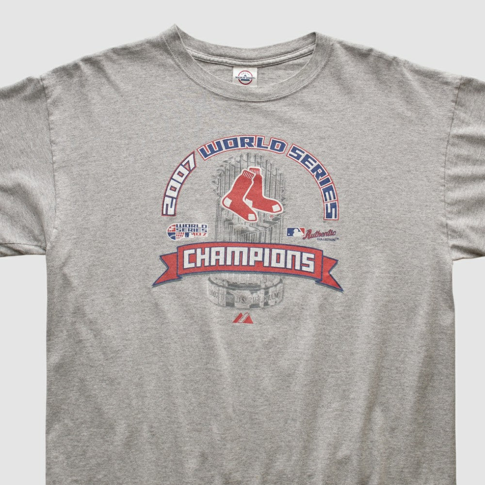 Boston Red Sox Delta 2007 T-shirt - Heather Gray - Vintage - Fanatics Lifestyle