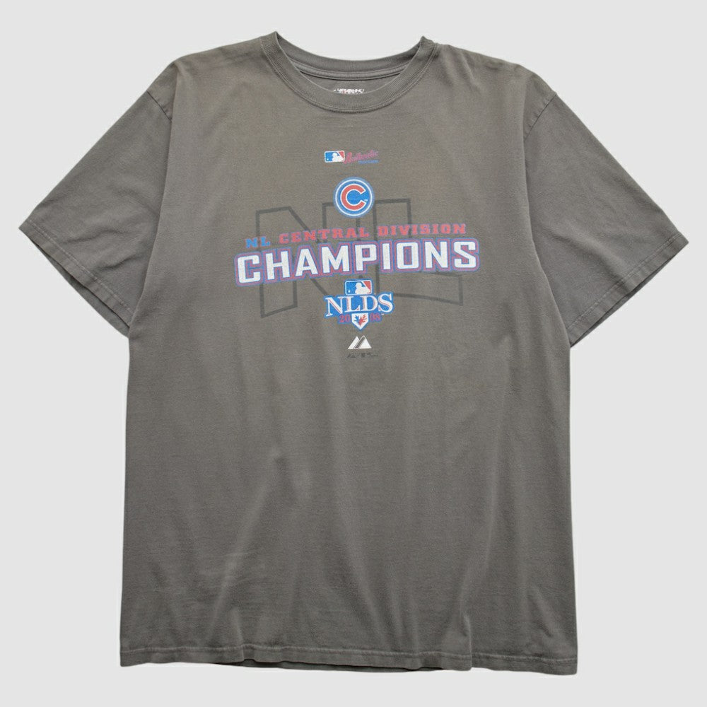 Chicago Cubs Majestic 2008 T-shirt - Charcoal - Vintage - Fanatics on Sale