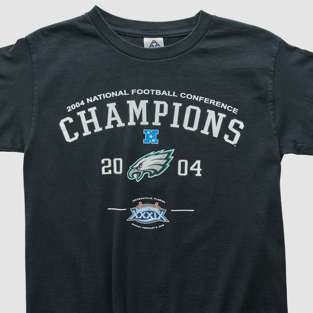 Fanatics Philadelphia Eagles Alstyle 2004 T-shirt Black Vintage