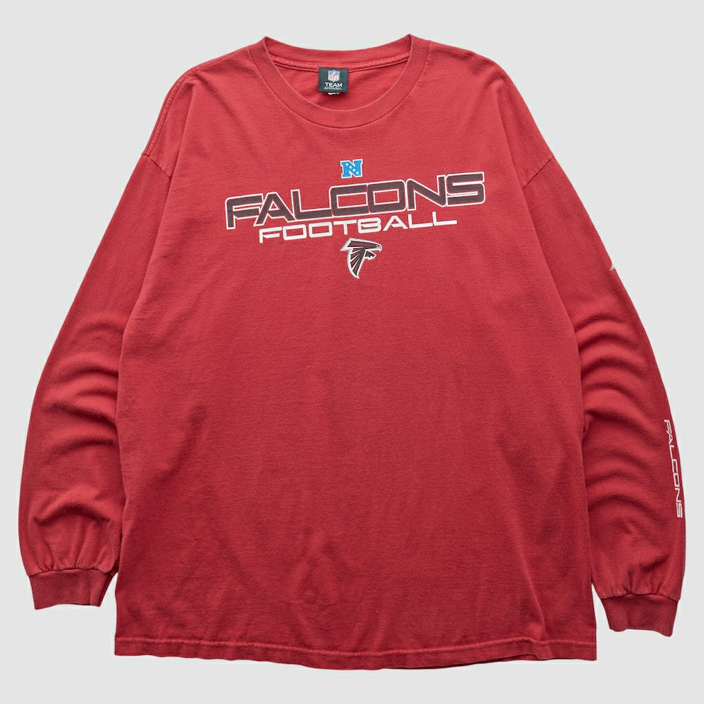 Fanatics Atlanta Falcons Team Edition Apparel 2010s Long Sleeve T-shirt Red Vintage