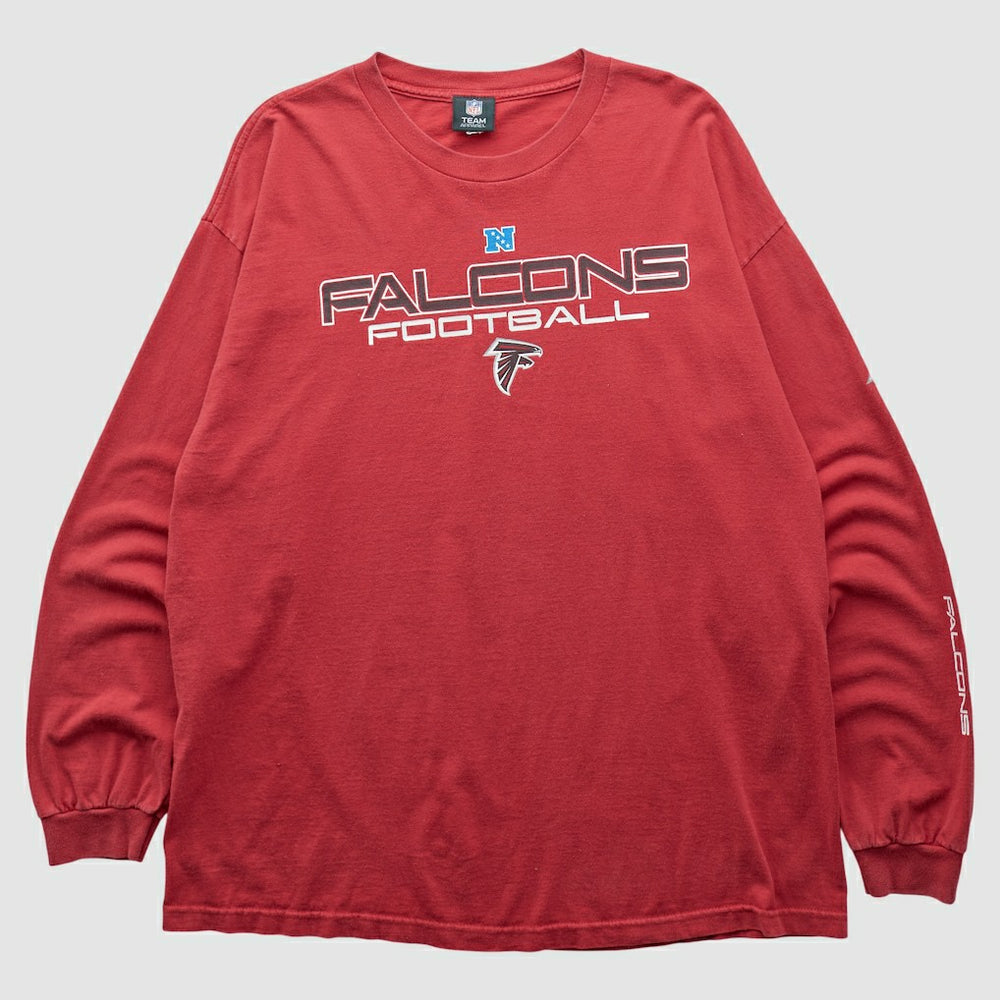 Fanatics Atlanta Falcons Team Edition Apparel 2010s Long Sleeve T-shirt Red Vintage
