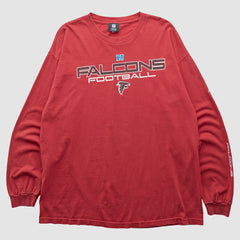 Fanatics Atlanta Falcons Team Edition Apparel 2010s Long Sleeve T-shirt Red Vintage