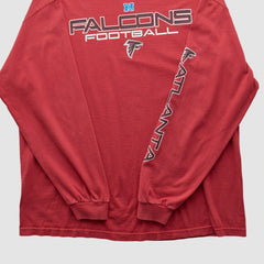 Fanatics Atlanta Falcons Team Edition Apparel 2010s Long Sleeve T-shirt Red Vintage