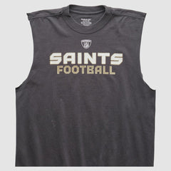 Fanatics New Orleans Saints Reebok 2000s Tank Black Vintage