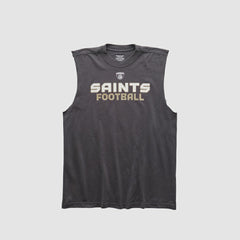 Fanatics New Orleans Saints Reebok 2000s Tank Black Vintage