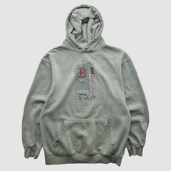 Boston Red Sox 2013 Hooded Pullover Sweatshirt - Heather Gray - XVintage - Fanatics on Sale