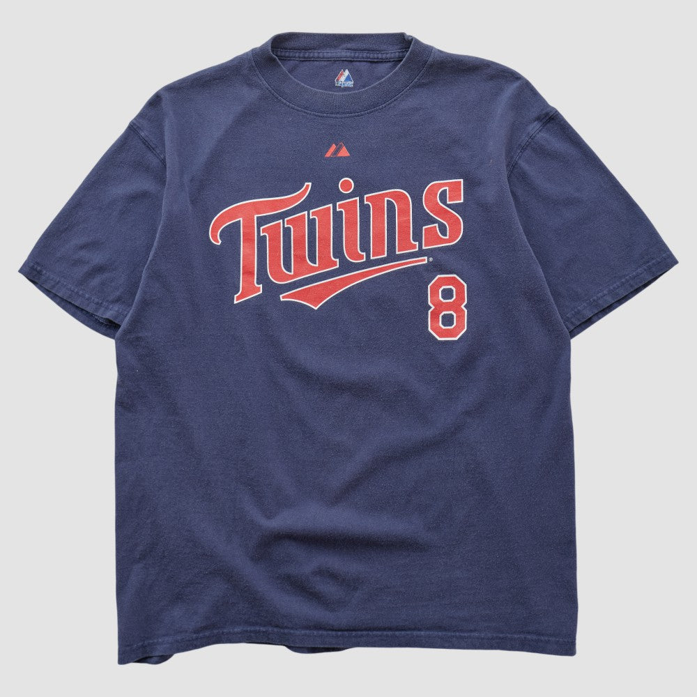 Minnesota Twins Majestic 2000s T-shirt - Navy - Vintage - Fanatics Online