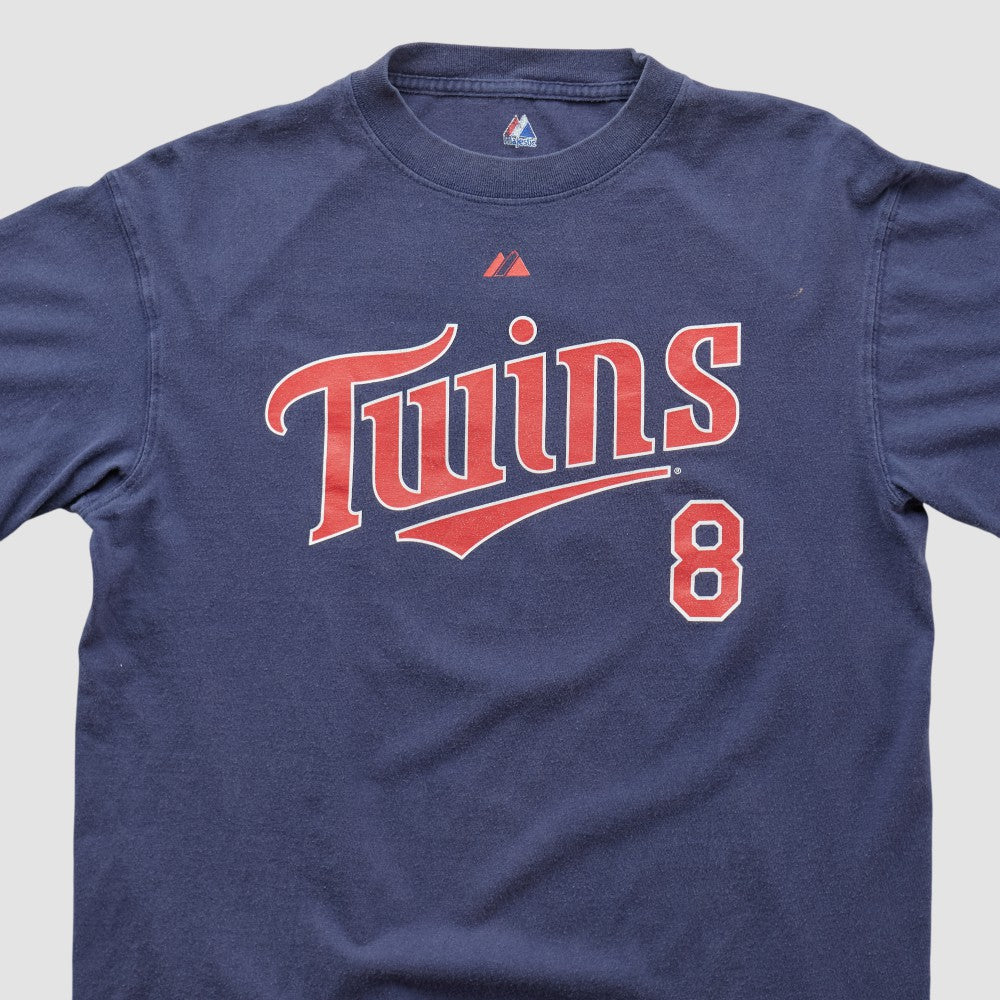 Minnesota Twins Majestic 2000s T-shirt - Navy - Vintage - Fanatics Online