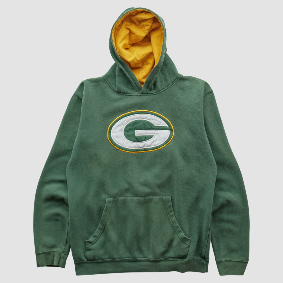 Fanatics Green Bay Packers NFL 2000s Hooded Pullover Sweatshirt Green Vintage