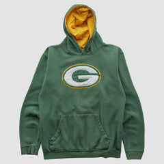 Fanatics Green Bay Packers NFL 2000s Hooded Pullover Sweatshirt Green Vintage