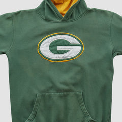 Fanatics Green Bay Packers NFL 2000s Hooded Pullover Sweatshirt Green Vintage