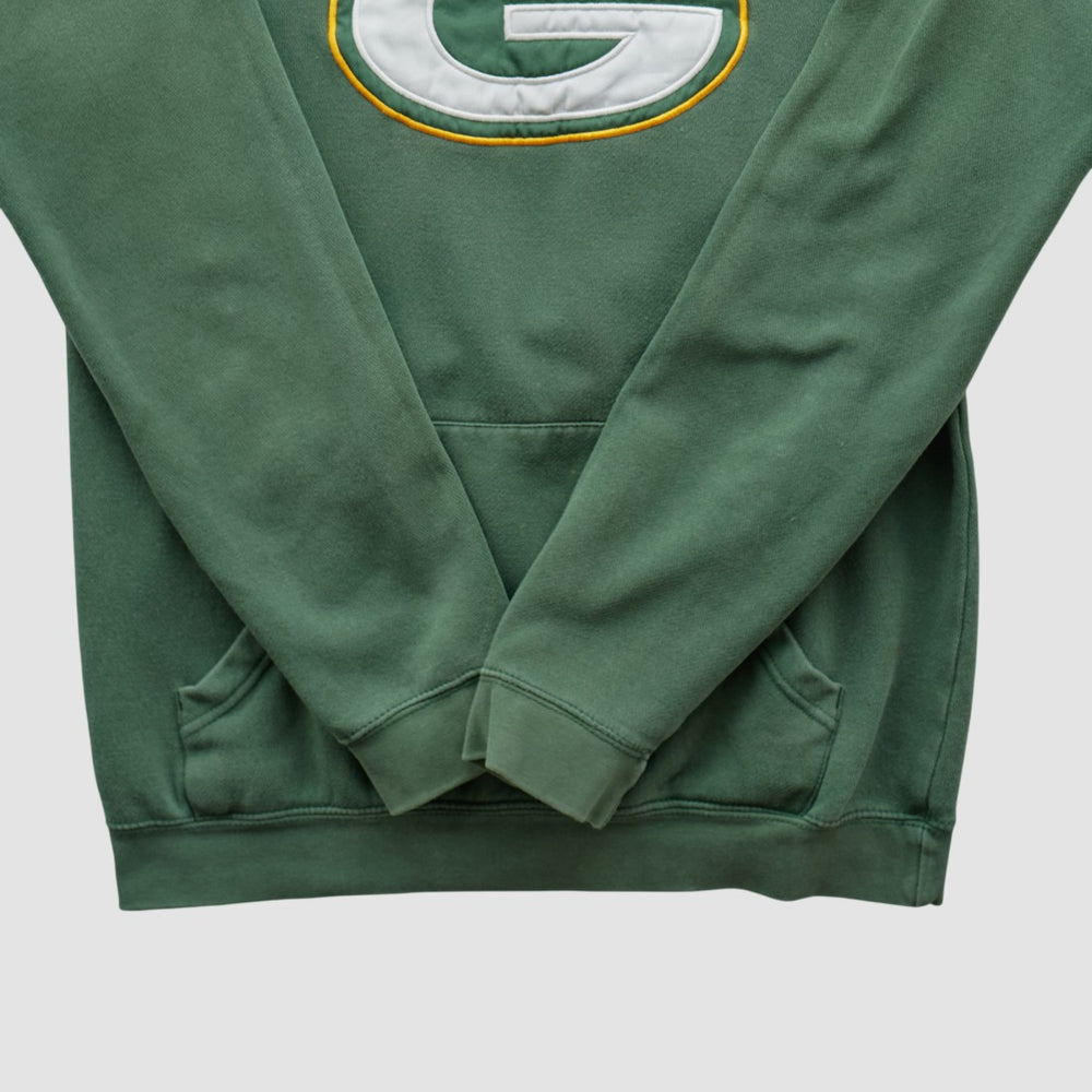 Fanatics Green Bay Packers NFL 2000s Hooded Pullover Sweatshirt Green Vintage