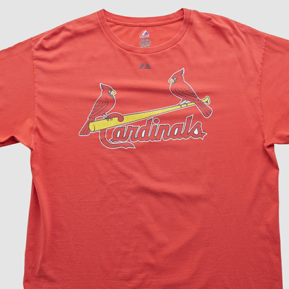 St. Louis Cardinals Majestic 2010s T-shirt - Red - XVintage - Fanatics Lifestyle