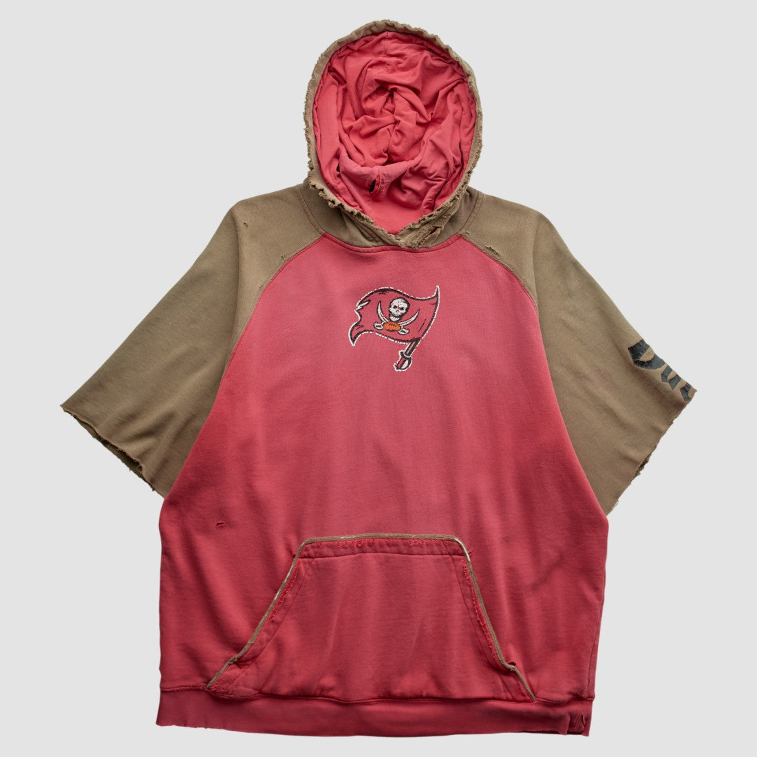 Fanatics Tampa Bay Buccaneers Reebok 2000s Hooded Pullover Sweatshirt Red Vintage