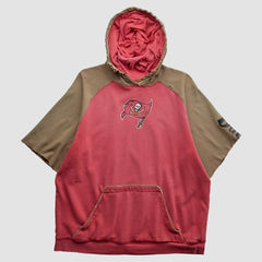 Fanatics Tampa Bay Buccaneers Reebok 2000s Hooded Pullover Sweatshirt Red Vintage